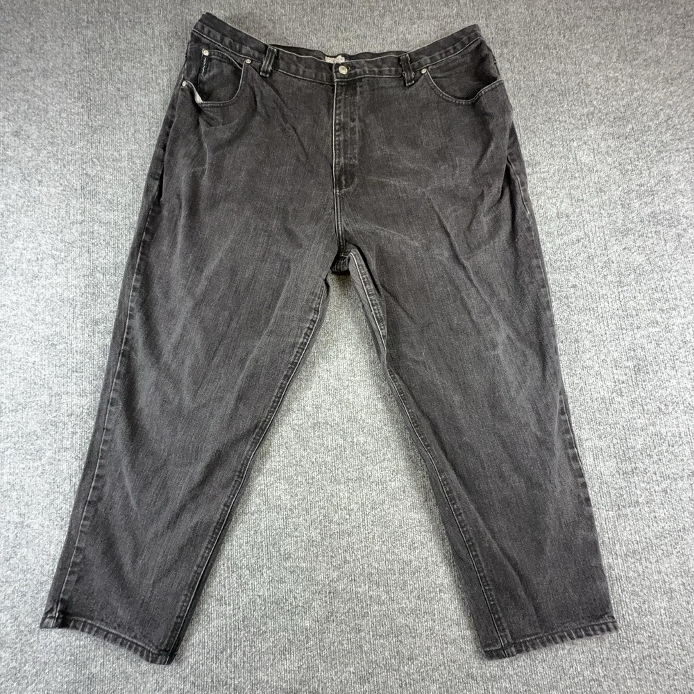 Faded Glory Jeans Womens 26 Charcoal High Rise Relaxed Tapered Denim FG022435